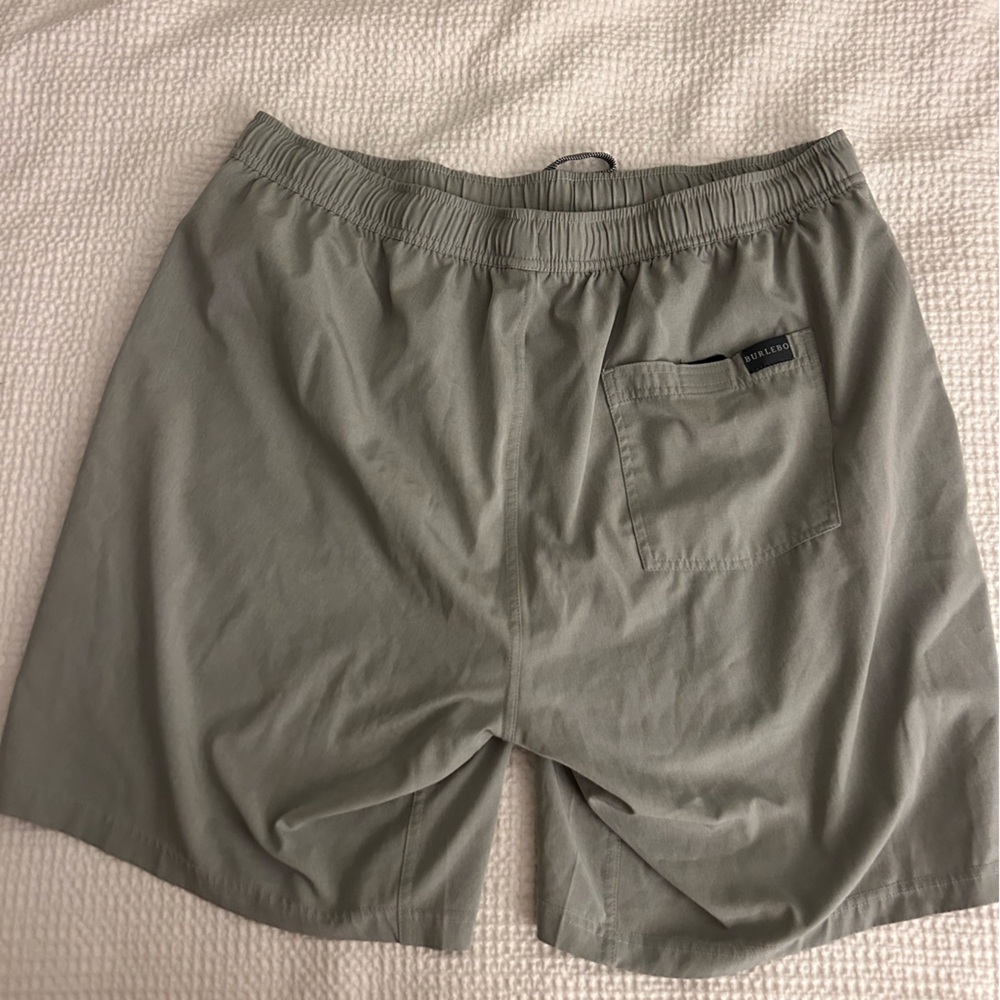 BURLEBO Athletic Lined Shorts - Gray - Size XXL